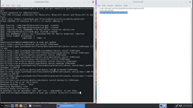 Install Minecraft on Linux Lite 3.4 смотреть онлайн