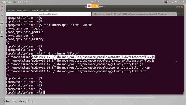 Part 2 Linux Commands find, watch, sed, df , du etc (in hindi language) смотреть онлайн