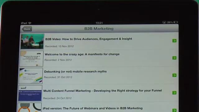 My BrightTALK iOS App смотреть онлайн