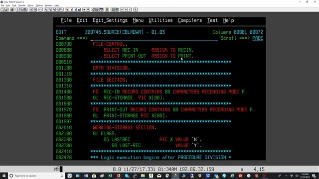 Master the Mainframe, Part 2, Challenge 4 смотреть онлайн