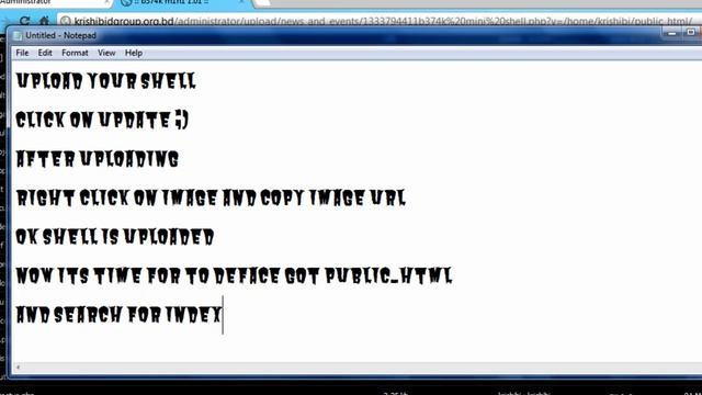 How to upload shell and deface a website смотреть онлайн