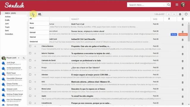 Sandesh Web Client смотреть онлайн