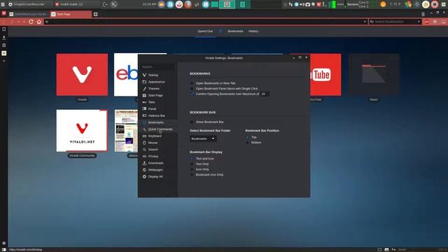 Vivaldi Browser in Manjaro смотреть онлайн