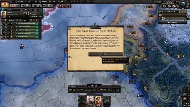 Hearts of Iron 4: Kaiserreich - Belgium - 1 смотреть онлайн