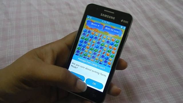 Candy Crunch game in Samsung Z1 Tizen Os смотреть онлайн