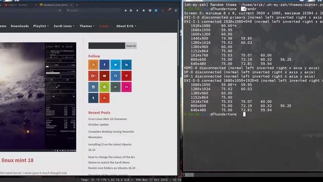How to install i3 on Linux Mint 18 October 2016 update -showing i3 смотреть онлайн