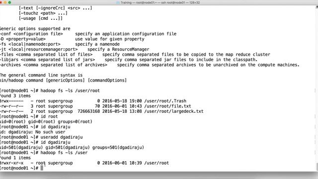 HDFS Commands - cat, checksum, chgrp, chmod, chown смотреть онлайн