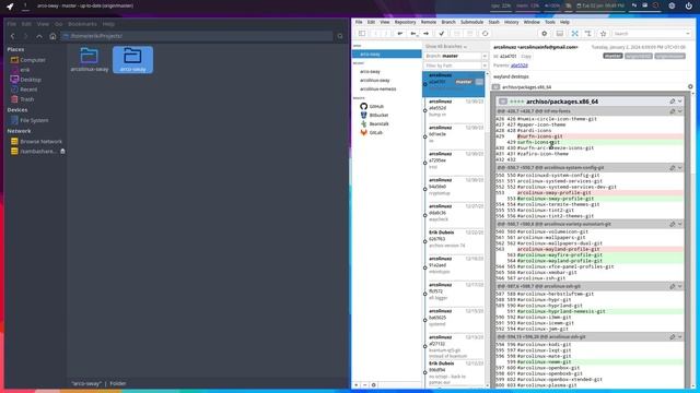 ArcoLinux : 3781 Investigate changes via gitahead - example Sway смотреть онлайн
