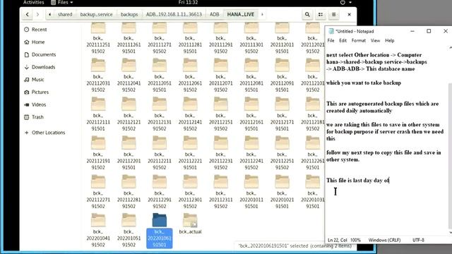 how to take hana db backup смотреть онлайн