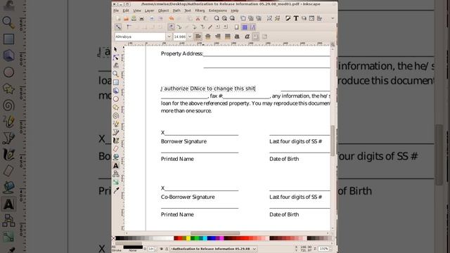 InkScape in Ubuntu Editing a PDF смотреть онлайн