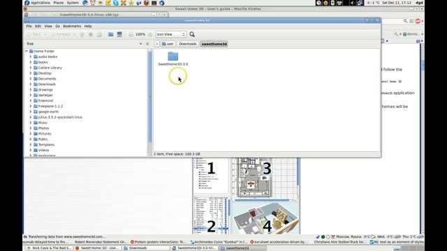 installing sweethome3d on fedora14 and creating round walls смотреть онлайн