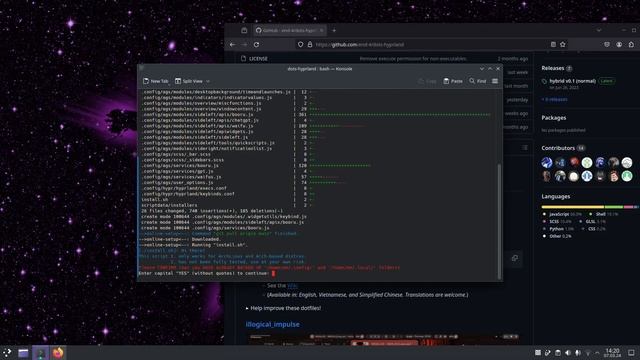 Hyprland Setup - HYPRLAND WITH AI With Material YOU Theming - Arch Linux Install смотреть онлайн