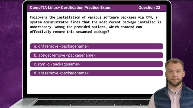 CompTIA Linux+ (XK0-005) | Practice Exam | Questions 21-25 смотреть онлайн