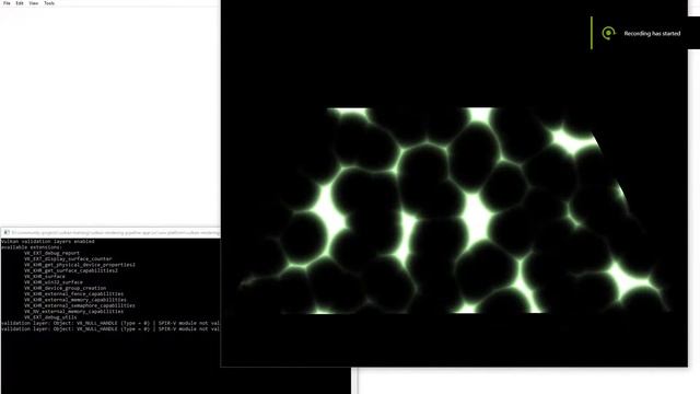 Vulkan Render Sample with animated fragment(pixel) shader смотреть онлайн
