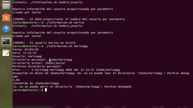 SSOO - Linux - Bash Shell Scripts 02.11.01 Funciones смотреть онлайн