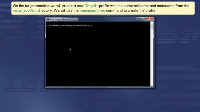 WebSphere Administration - Migrating cells REMOTELY using the command-line tools - STEP 2 смотреть онлайн