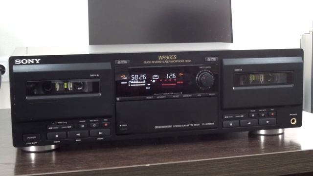 Кассетная дека высшего класса SONY TC-WR965S смотреть онлайн