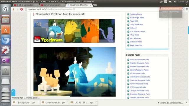Install Backpacks Mod Pixelmon Mod and Ather mod - Run Linux Ubuntu OS смотреть онлайн