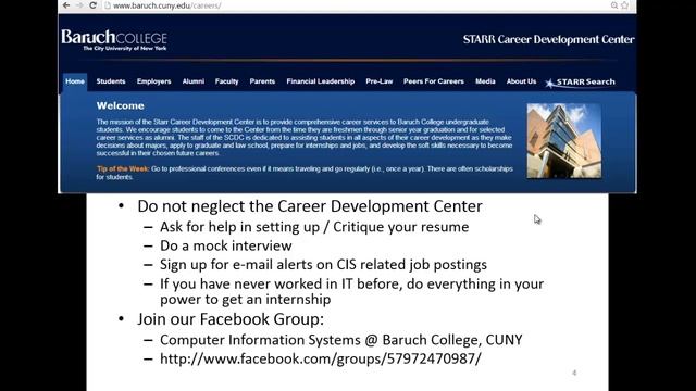 Baruch College CIS Major - Tips for CIS Majors (OLD VIDEO) смотреть онлайн