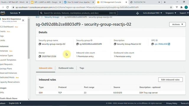 Bài 10 - Cài đặt Apache và Open Firewall trên Ubuntu bằng AWS EC2 | AWS cho Front End Developer смотреть онлайн