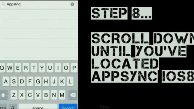 Working Appsync For iOS 8/8.1/8.1.2 смотреть онлайн