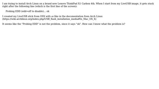 Unix & Linux: LiveUSB stuck after "Probing EDD" during boot (2 Solutions!!) смотреть онлайн