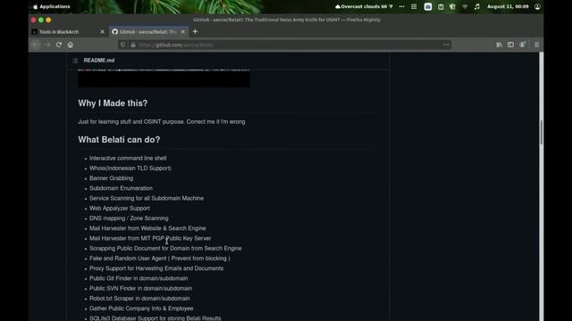 INSTALL TOOLS KALI LINUX DAN BLACKARCH DI PC KENTANG смотреть онлайн