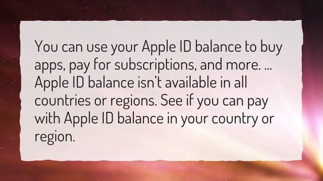 Why can't I use my Apple Balance for in-app purchases? смотреть онлайн