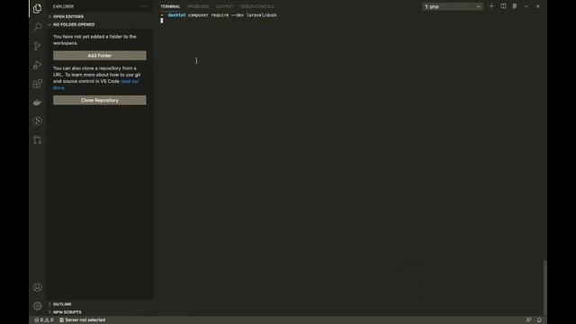 Laravel Dusk Installation смотреть онлайн