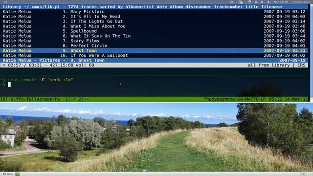 Cmus-Remote -- Control Cmus Music Player - Linux CLI смотреть онлайн