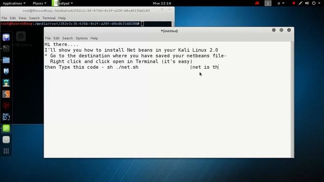 Install NetBeans on Kali Linux 2.0 смотреть онлайн
