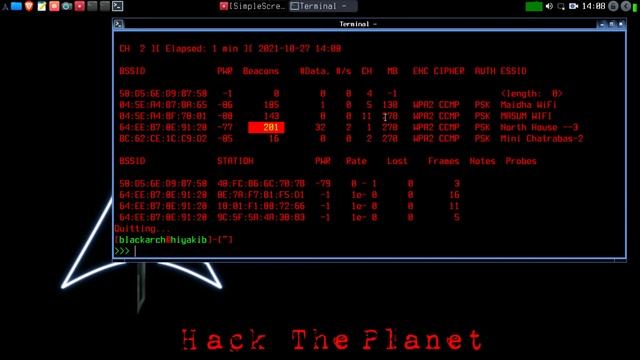 How To Jam A Targeted Wi-Fi Network In #BlackArcH Linux 2021.09.01 | For #Hackers | #AHA смотреть онлайн