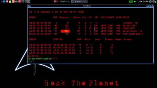 How To Jam A Targeted Wi-Fi Network In #BlackArcH Linux 2021.09.01 | For #Hackers | #AHA