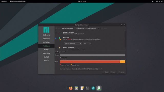 How to install Manjaro 21.2.0 смотреть онлайн