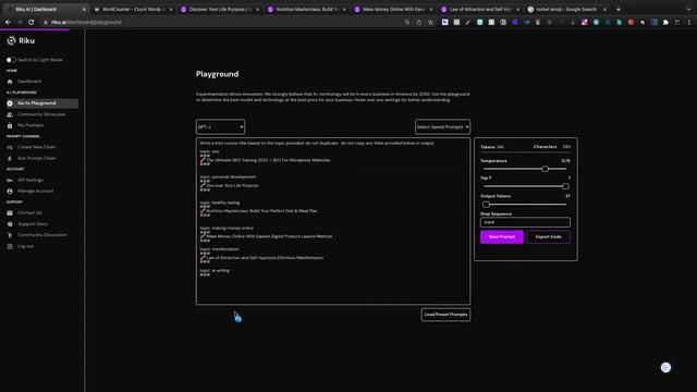 Course Title Generator For Udemy Using AI (Riku Tutorial) смотреть онлайн
