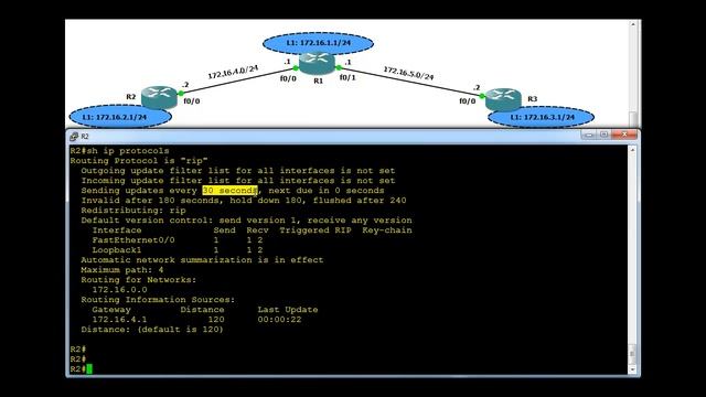 Routing Information Protocol - RIP configuration example 2 смотреть онлайн