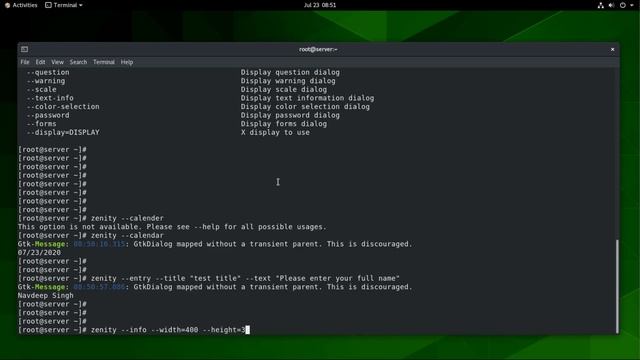 Zenity bash commands on CentOS 8 | Basic Tutorial about Zenity working смотреть онлайн