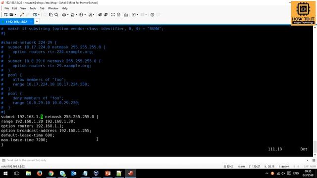 คลิปที่-0056-การติดตั้ง DHCP Server บน Ubuntu 14 смотреть онлайн