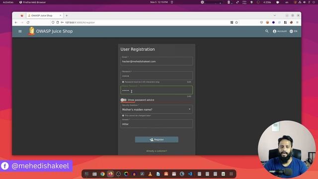 OWASP Juice Shop Website Pentesting In Bangla - Repetitive Registration Challenge Solution #2 смотреть онлайн