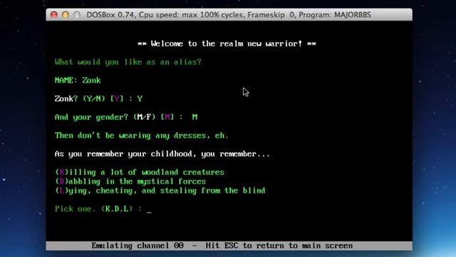 Galacticomm The Major BBS - A Module and System Tour смотреть онлайн