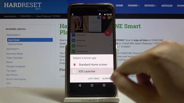 Get iOS Launcher - VODAFONE Smart Platinum 7 & Apple Layout смотреть онлайн