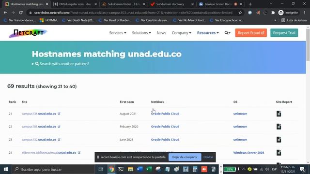 Enumeracion de Subdominios | Sublist3r | netcraft | dnsdumpster |✅✅✅ смотреть онлайн