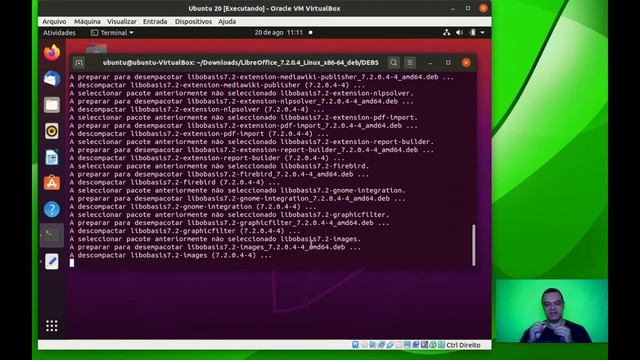 Atualização LibreOffice 7.2 via terminal no Linux Ubuntu 20 - Parte 2 смотреть онлайн