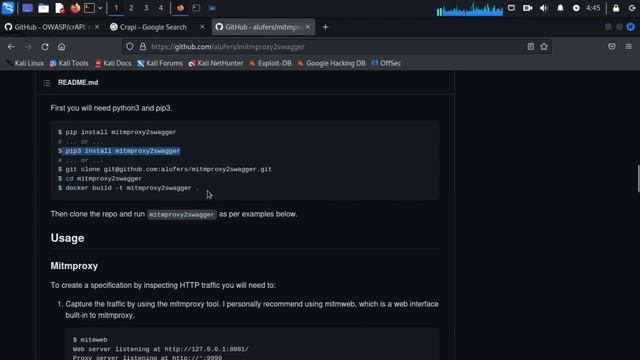 Mitmproxy2swagger Installation in Kali linux | Fix error Installing Zapproxy API Pentesting Tutoria смотреть онлайн