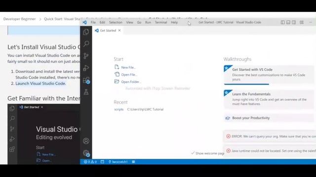 Get Started with Visual Studio Code | Salesforce смотреть онлайн