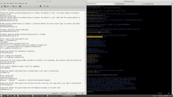 sshd_config options for SSH server on Ubuntu Server #19