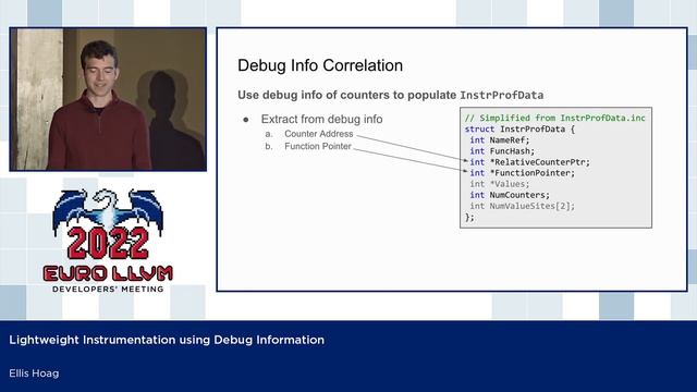 2022 EuroLLVM Dev Mtg “Lightweight Instrumentation using Debug Information” смотреть онлайн