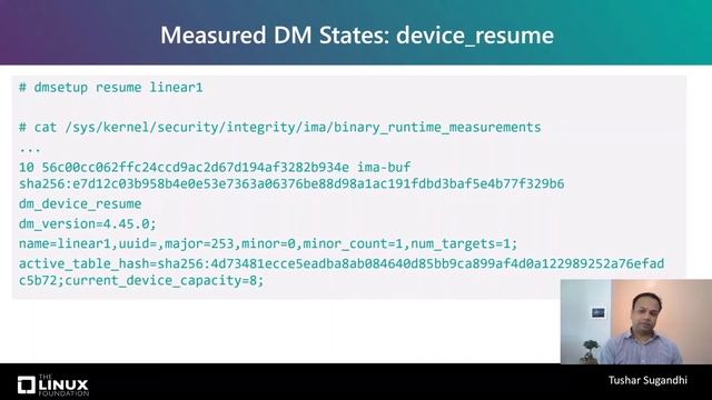 Device Mapper Target Measurements for Remote Attestation using IMA смотреть онлайн