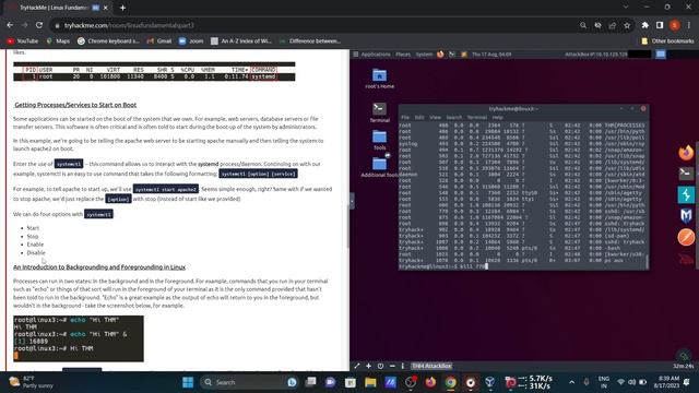Tryhachme : Linux Fundamentals part 3 | Hindi смотреть онлайн